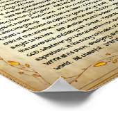 Desiderata Poem on Brown and Gold Poster (Hoek)