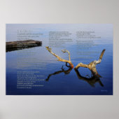 Desiderata Poem op het poster aan de rand van het  (Voorkant)