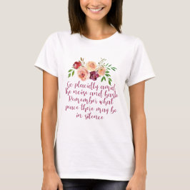 Desiderata Poem Peaceful Meditation T-shirt