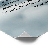 Desiderata Poem Poster Above the Cloud (Hoek)