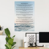 Desiderata Poem Poster Above the Cloud (Thuiskantoor)