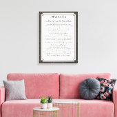 DESIDERATA Poem van Max Ehrmann Canvas Afdruk (Insitu (Woonkamer))