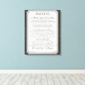DESIDERATA Poem van Max Ehrmann Canvas Afdruk (Insitu (Houten vloer))