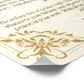 Desiderata Poem van Max Ehrmann Poster (Hoek)