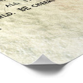 Desiderata Poem van Max Ehrmann Poster (Hoek)