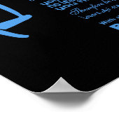 Desiderata Poem Vist in het midden van de oceaan Poster (Hoek)