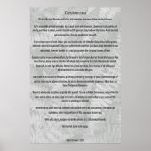 Desiderata Poster (Voorkant)