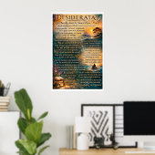 Desiderata  poster (Thuiskantoor)
