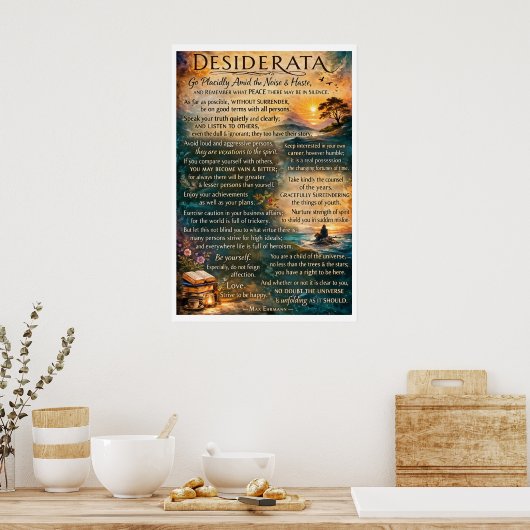 Desiderata  poster (Keuken)