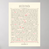Desiderata Poster (Voorkant)