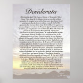 DESIDERATA POSTER (Voorkant)