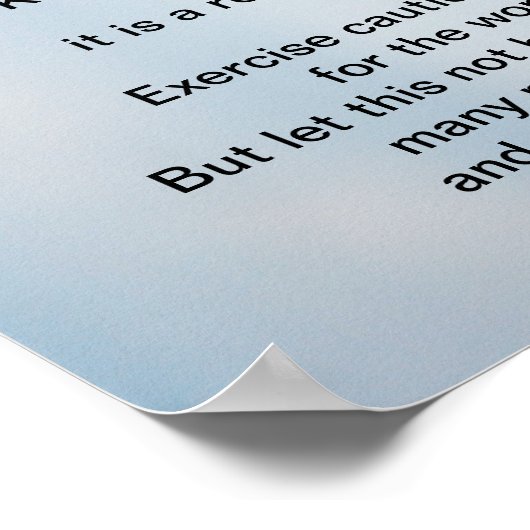 Desiderata Poster (Hoek)