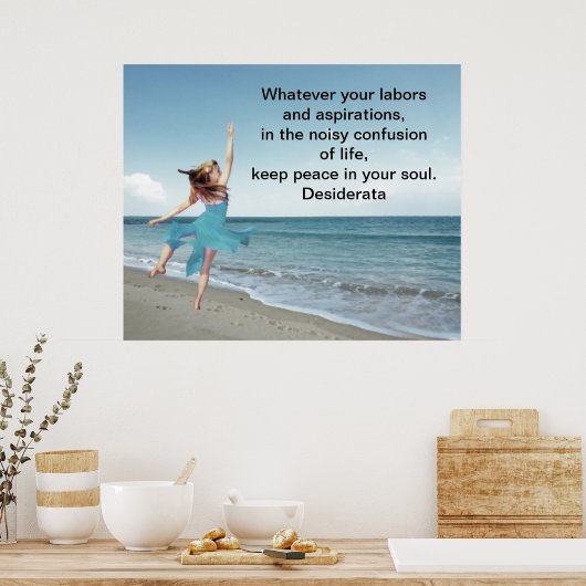 Desiderata Poster (Keuken)