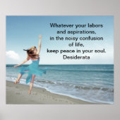 Desiderata Poster (Voorkant)