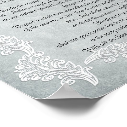 Desiderata Poster (Hoek)