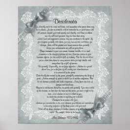 Desiderata Poster