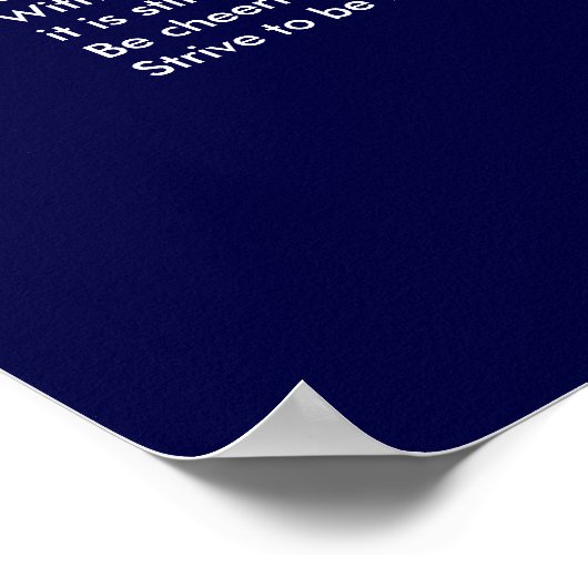 Desiderata ~ Poster (Hoek)