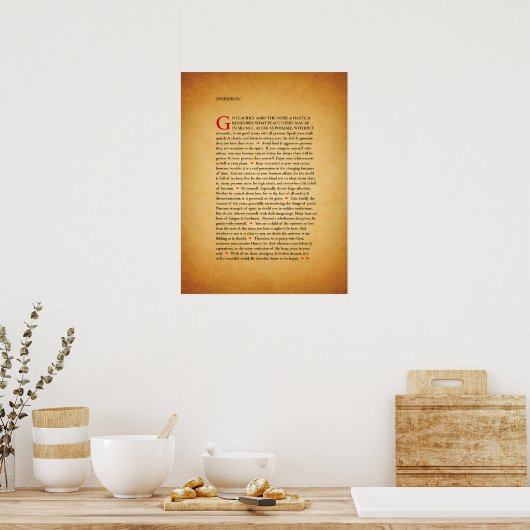 Desiderata Poster (Keuken)