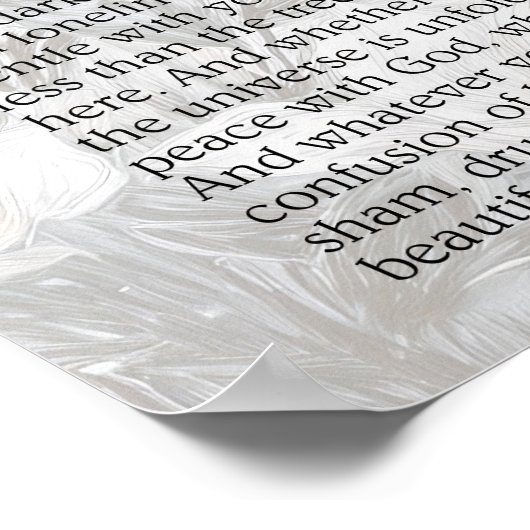 DESIDERATA POSTER (Hoek)