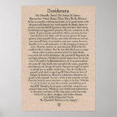 DESIDERATA-Poster door Max Ehrmann=Medieval Crowns Poster (Voorkant)