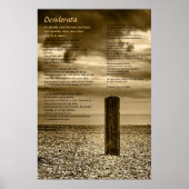 Desiderata poster - Ik heb tijd (Voorkant)