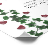 Desiderata Poster Ivy Hearts (Hoek)