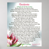 DESIDERATA Poster Max Ehrmann-Lotus Lilly Pad (Voorkant)