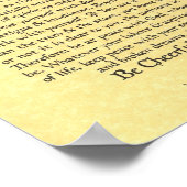 DESIDERATA Poster Max Ehrmann-Medieval Calligrafie (Hoek)