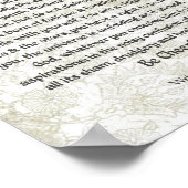 DESIDERATA Poster Max Ehrmann-Medieval Calligrafie (Hoek)