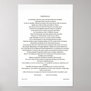 DESIDERATA-POSTER POSTER