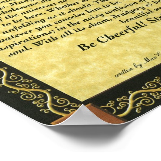 DESIDERATA-Poster Poster (Hoek)