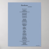 DESIDERATA-POSTER POSTER (Voorkant)
