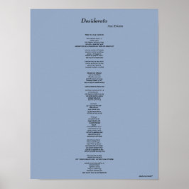 DESIDERATA-POSTER POSTER