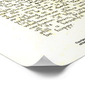 DESIDERATA-Poster van Max Ehrmann - Antiek schuifw Poster (Hoek)