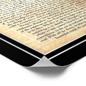 DESIDERATA-Poster van Max Ehrmann=Fossil Poster (Hoek)