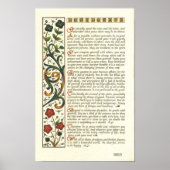 DESIDERATA-Poster van Max Ehrmann= Leaf Calligraph Poster (Voorkant)