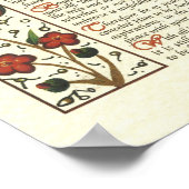 DESIDERATA-Poster van Max Ehrmann= Leaf Calligraph Poster (Hoek)