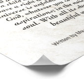 DESIDERATA-Poster van Max Ehrmann MANY SIZES Poster (Hoek)