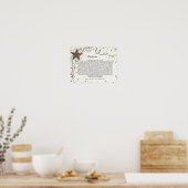 DESIDERATA-Poster van Max Ehrmann-Shining Star Poster (Keuken)