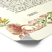 DESIDERATA-Poster van Max Ehrmann - Wildbloemen Poster (Hoek)