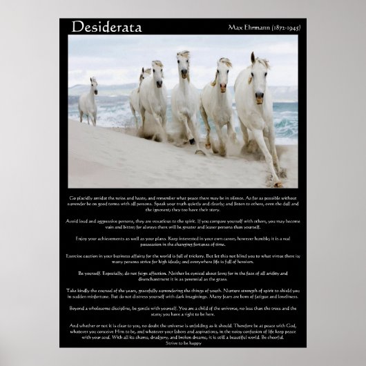 Desiderata Posters 2 (Voorkant)