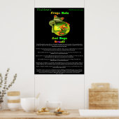 Desiderata Posters frog rule (Keuken)