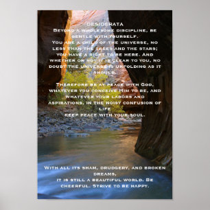 DESIDERATA-Posters Poster