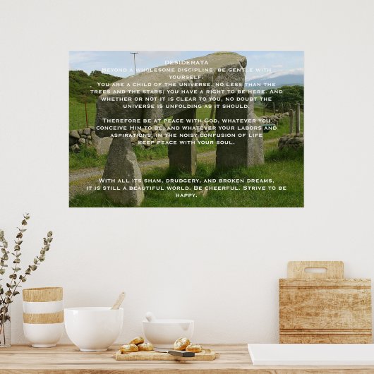 DESIDERATA-Posters Poster (Keuken)