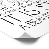 Desiderata Print 16x20 op matte papier (Hoek)