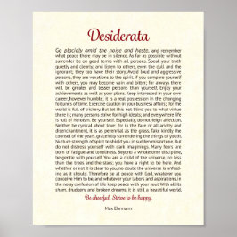 Desiderata Print | Desiderata Kunst