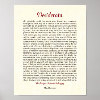 Desiderata Print | Desiderata Kunst