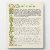 Desiderata, proza uit 1920 van Max Ehrmann Fotoplaat (Voorkant)