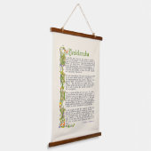Desiderata Proza van M. Ehrmann Hangend Wandkleed (Gebogen)