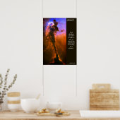 Desiderata Quote, Pillars of Creation Eagle Nebula Poster (Keuken)